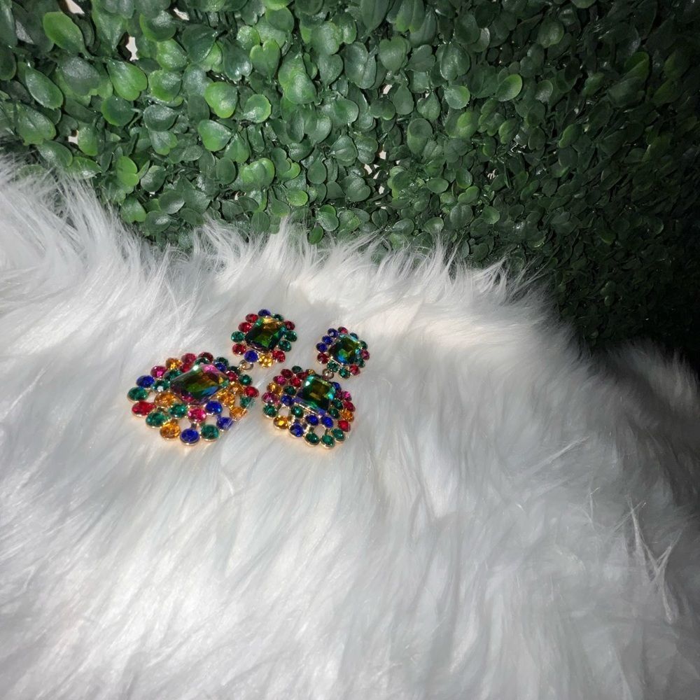 Multi color earrings